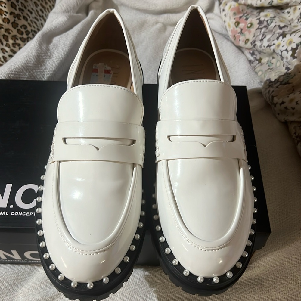 I.N.C.  Woman’s White Loafers